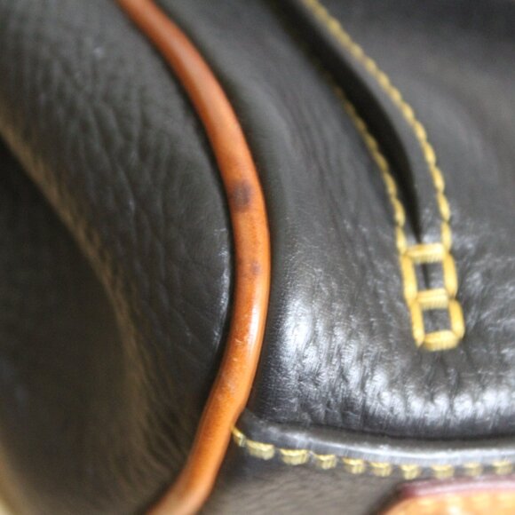 Dooney & Bourke Black and Tan Crossbody Bag - Picture 2 of 10